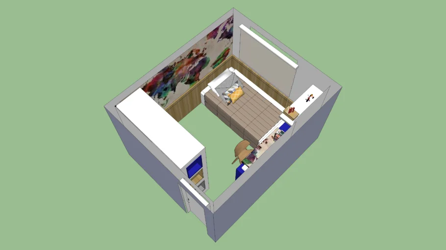 Quarto Menino 3D Warehouse