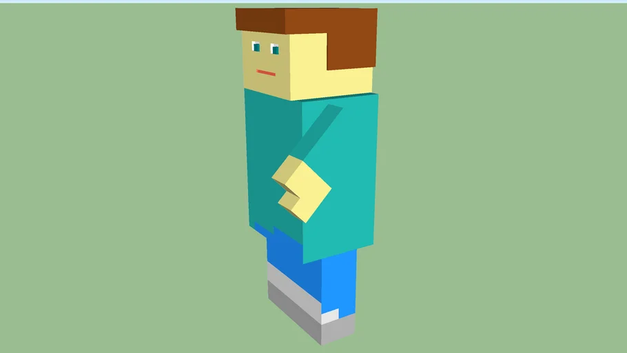 Minecraft Steve Rig 3D Warehouse