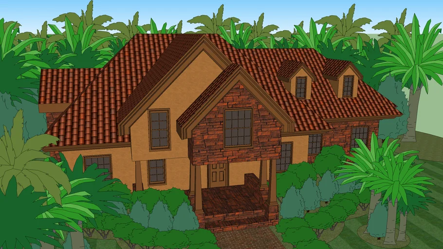 Mediterranean House 3D Warehouse