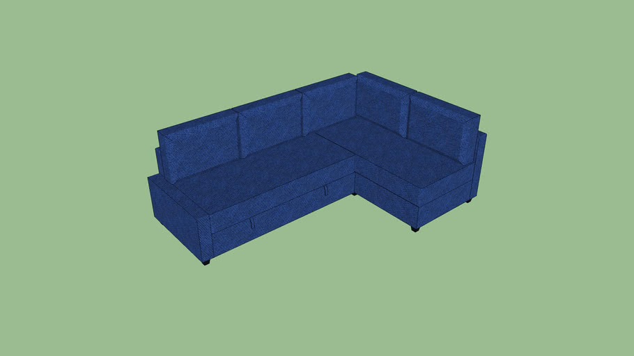 FRIHETEN Pull Out Couch From IKEA Textured 3D Warehouse