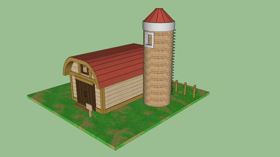 Harvest Moon Barn Silo 3D Warehouse