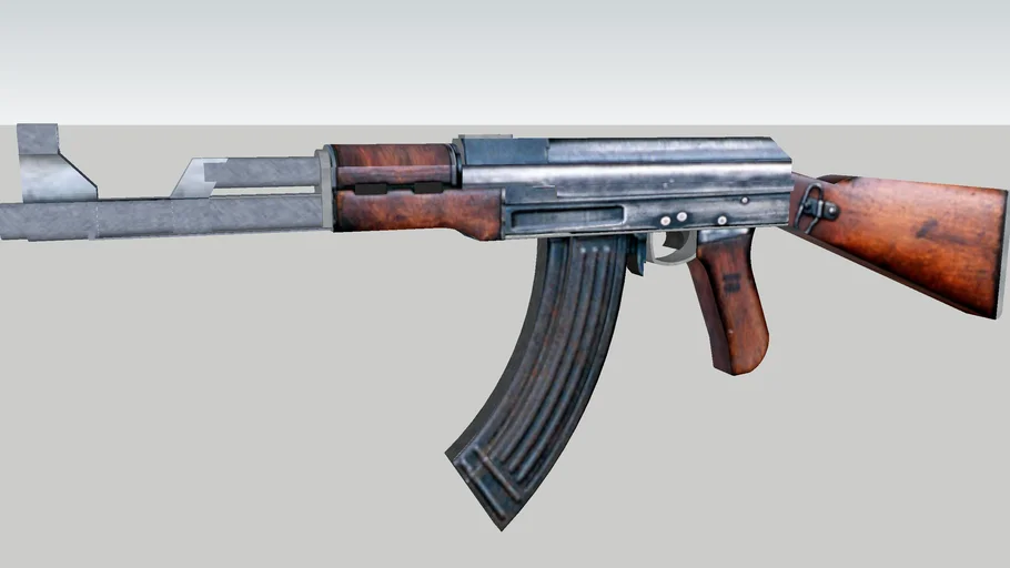 AK47 Assault Rifle 3D Warehouse