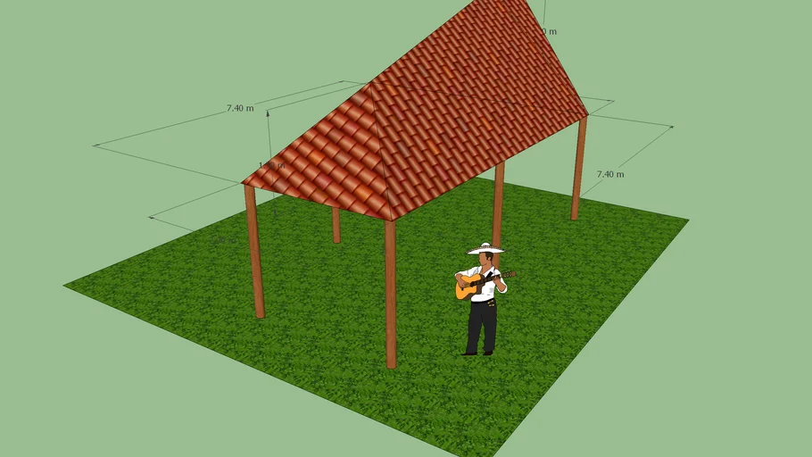 Cubierta 3D Warehouse