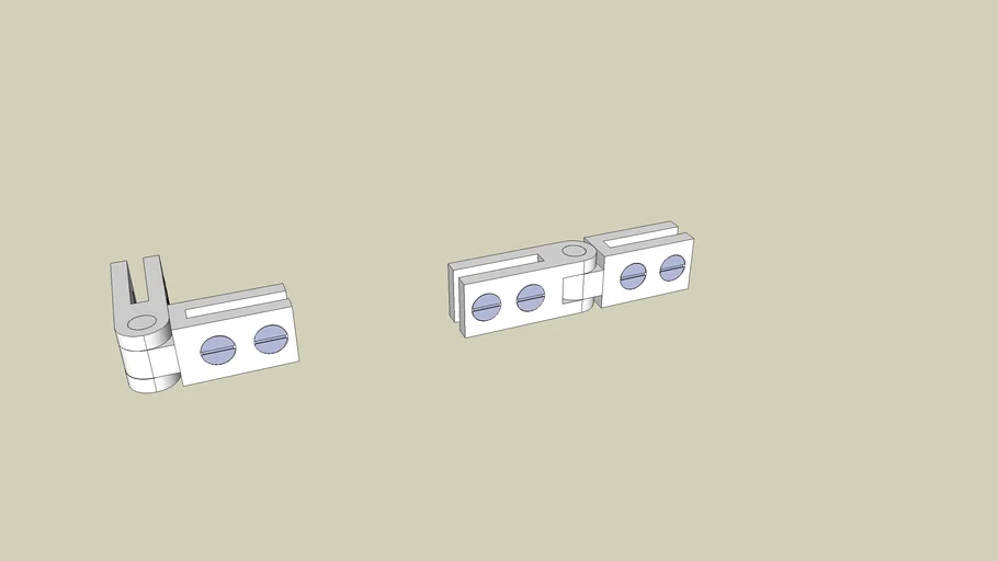 Glass Door Hinge 3D Warehouse