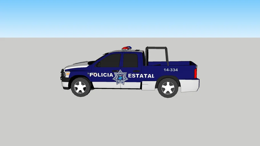 Patrulla De La Policia Estatal Preventiva Del Estado De Jalisco D