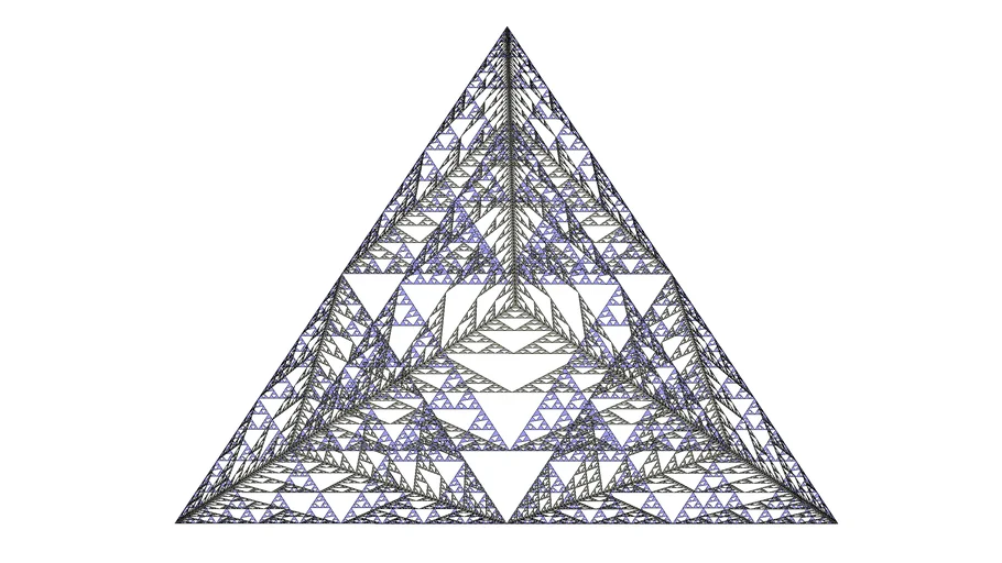 3D Sierpinski Triangle 3D Warehouse