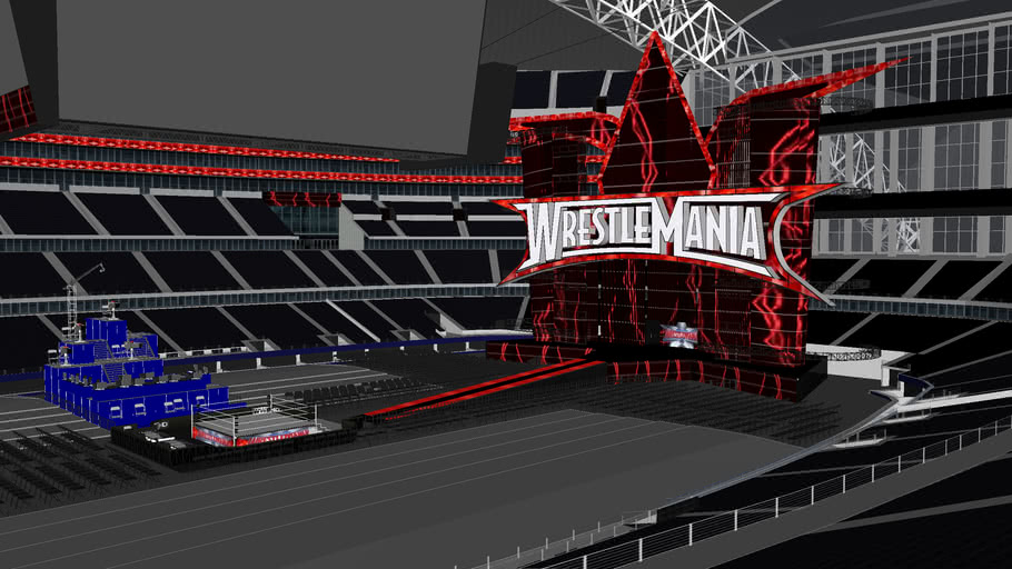 WWE Wrestlemania Arena 3D Model Ubicaciondepersonas Cdmx Gob Mx