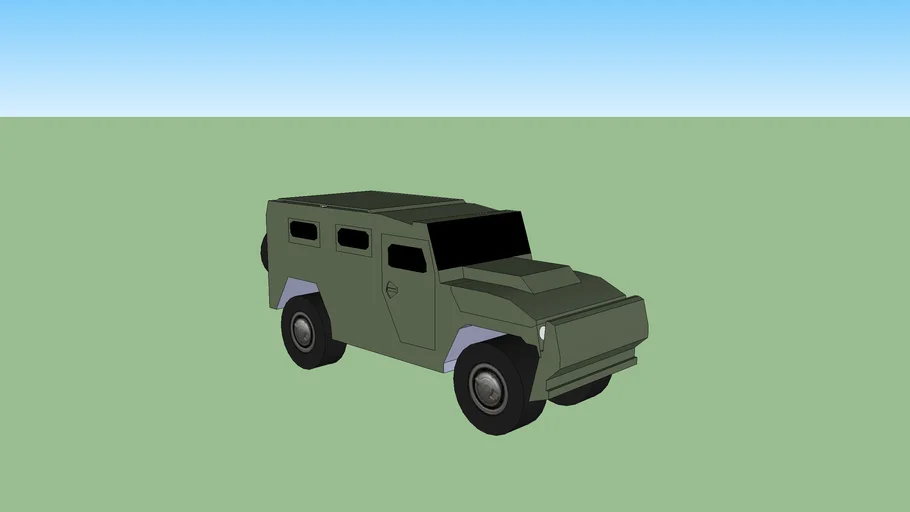 Gaz Tiger M 1 64 Printable 3D Warehouse