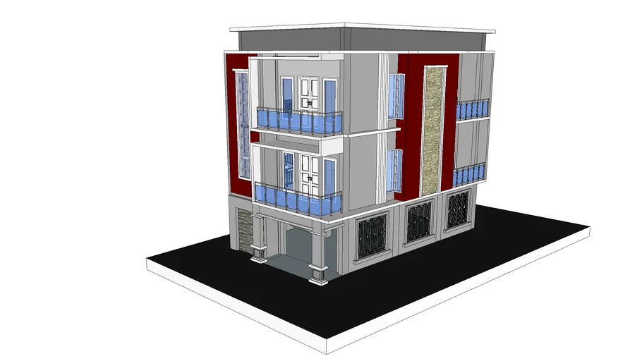 Desain Rumah Tinggal Lantai D Warehouse