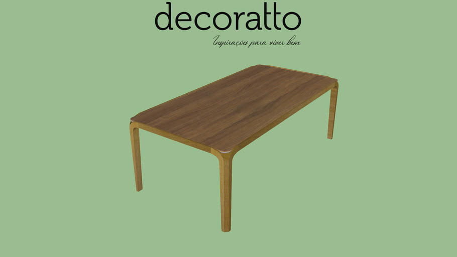 MESA DE JANTAR DECORATTO COMO 3D Warehouse