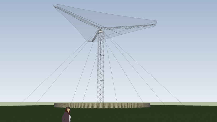 Large Logarithmic Periodic Antenna 3D Warehouse