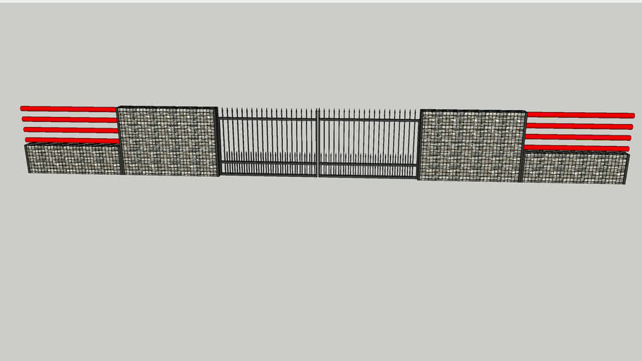 Gabion Wall 3D Warehouse