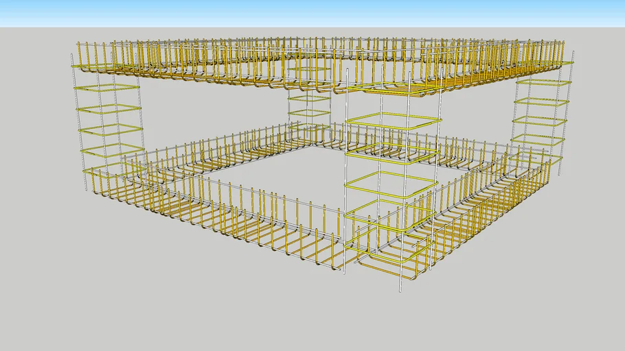 Reinforced Column Beams 3D Warehouse