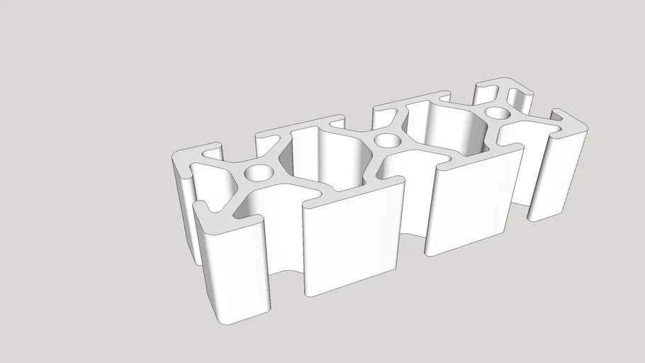 Mm X Mm T Slotted Profile Eight Open T Slots D Warehouse