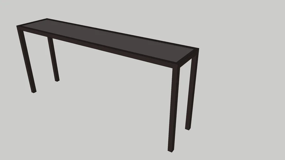 Metal Console Table D Warehouse