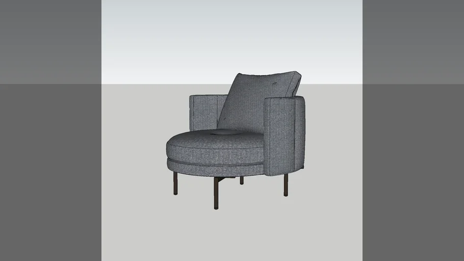 Minotti Torii Armchair Large Vray Ready 3D Warehouse