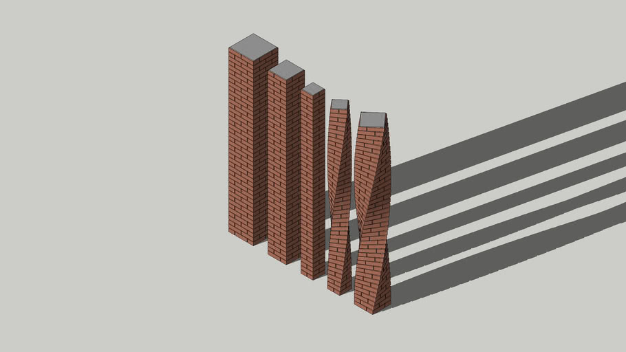 Brick COLUMN 3D Warehouse