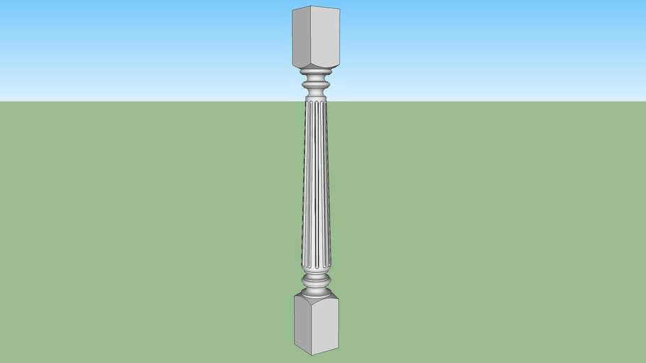 Tablelegs Fluted Harvest Columns Part X F D Warehouse