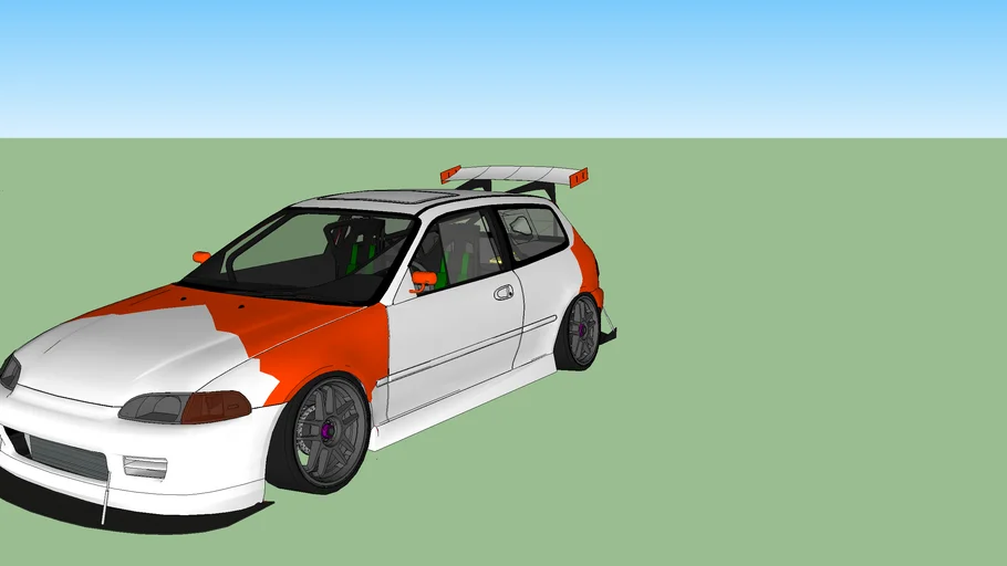 Honda Civic EG Hatch 3D Warehouse