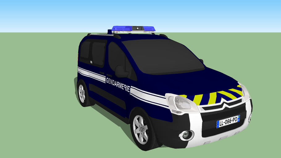 CITROEN BERLINGO GENDARMERIE NATIONALE 3D Warehouse