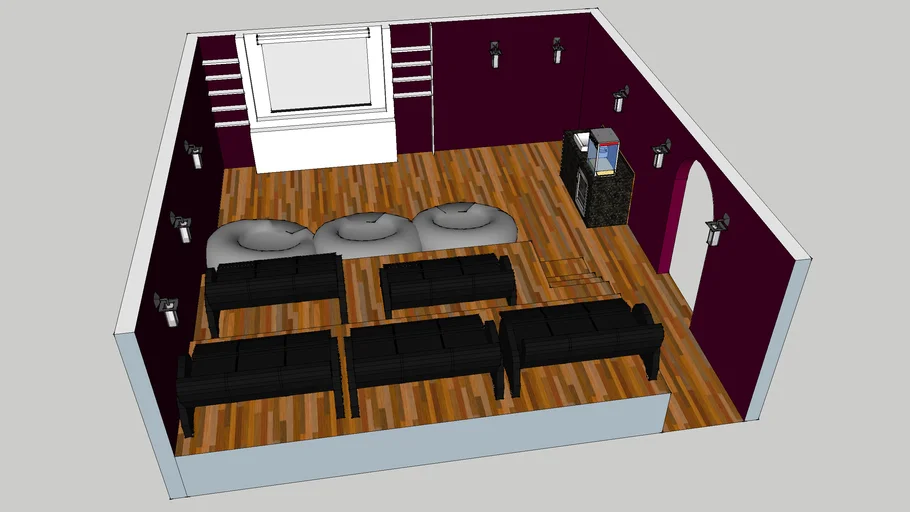 Theater Room 3D Warehouse