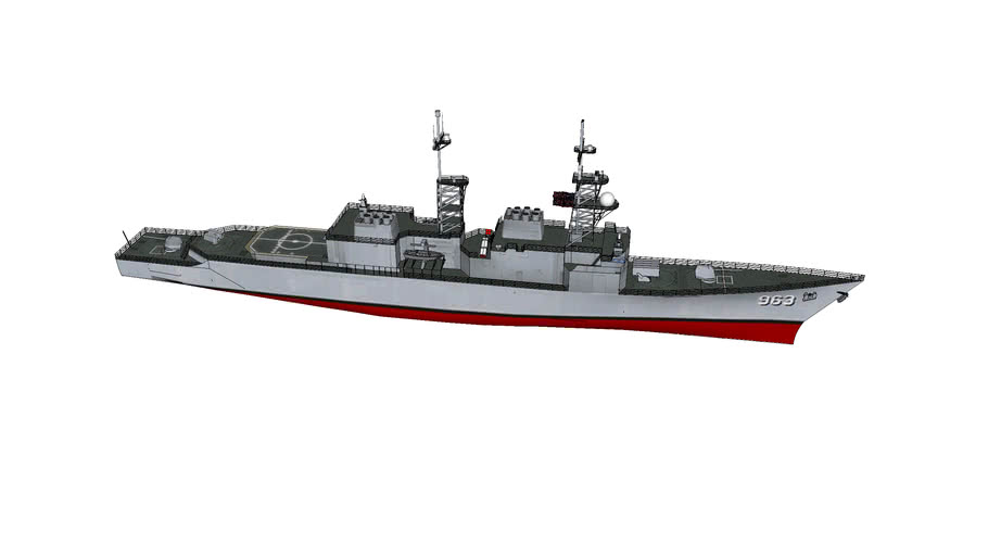 Uss Spruance Class Destroyer Asroc D Warehouse