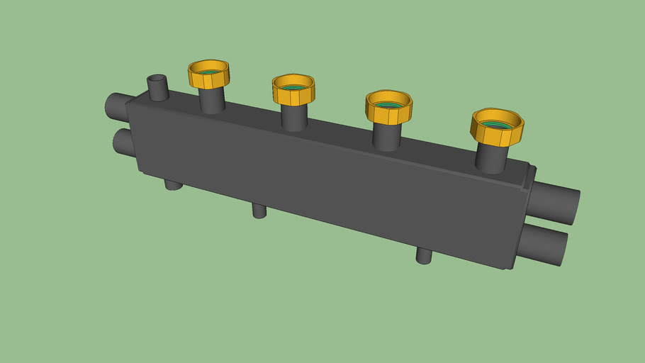 Collettore Idraulico Completo Di Separatore Hydraulic Manifold