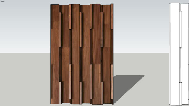 Wall Panelling Sketchup