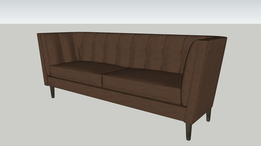 Clark Leather Sofa 3D Warehouse