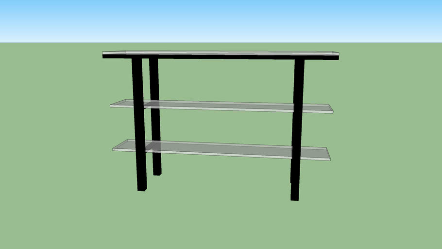 Crate Barrel Avenue Console Table 3D Warehouse