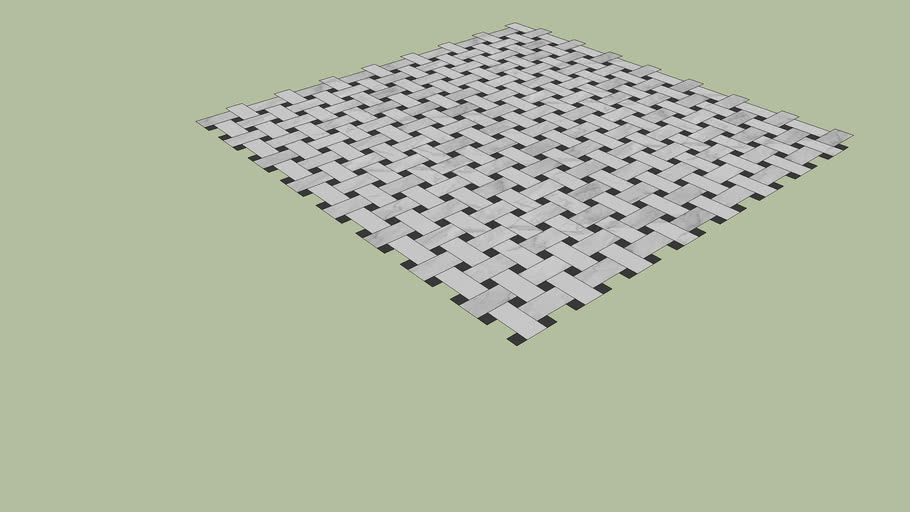 Rectangle Weave Tile | 3D Warehouse