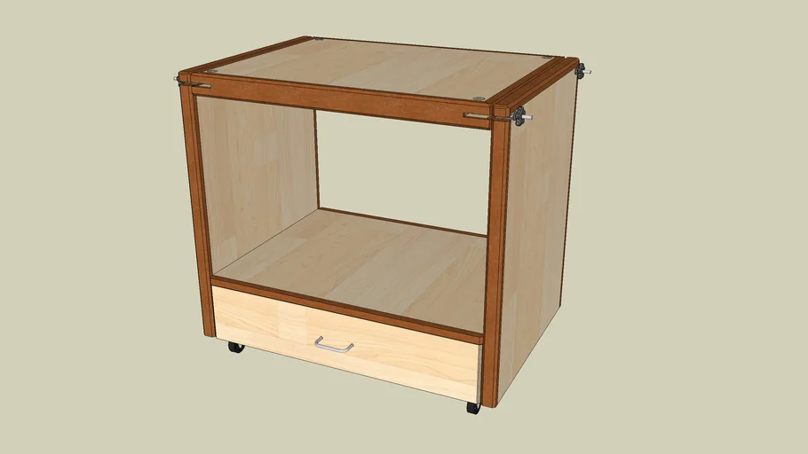 Swivel-Topped Tool cabinet