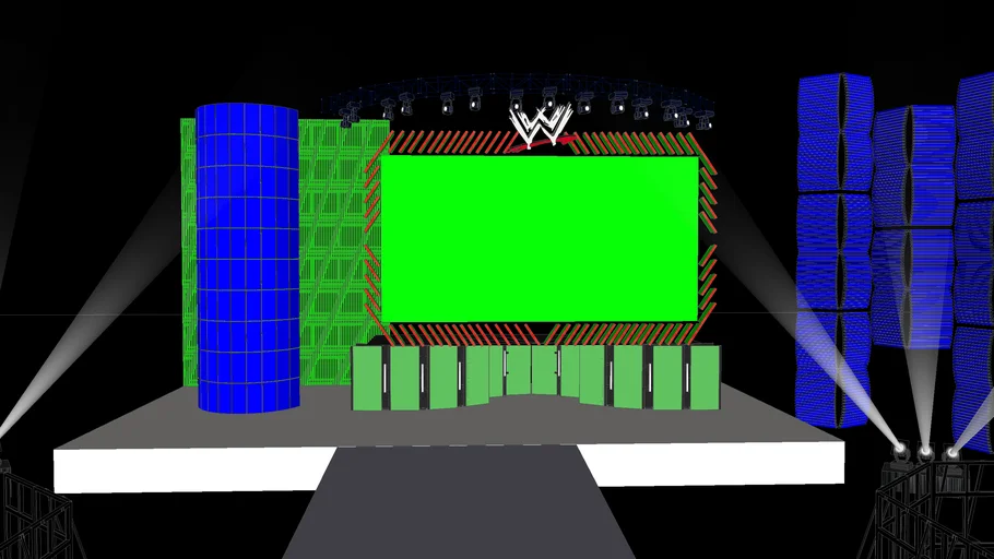 Monday Night Raw Concept Stage #1 | 3D Warehouse