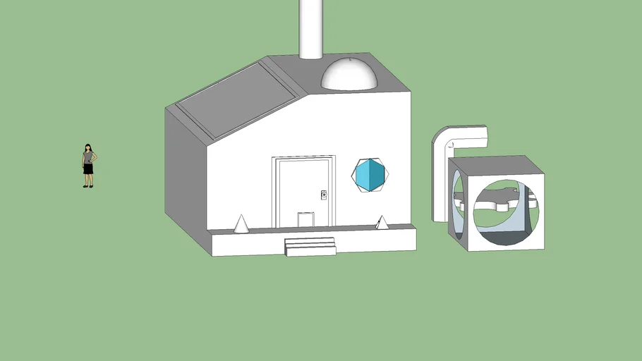 Art House with random objects | 3D Warehouse