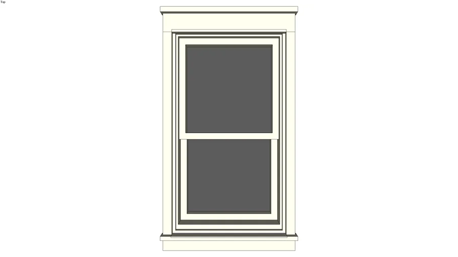 Windowdoublehung 34x60 3d Warehouse 5329