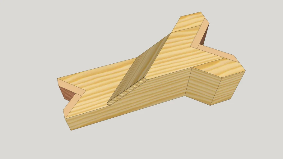 Perpendicular drill guide, two size in one 3D Warehouse