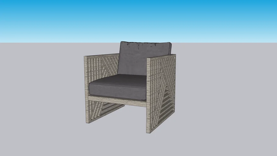 Avalon Outdoor Chair 3D Warehouse