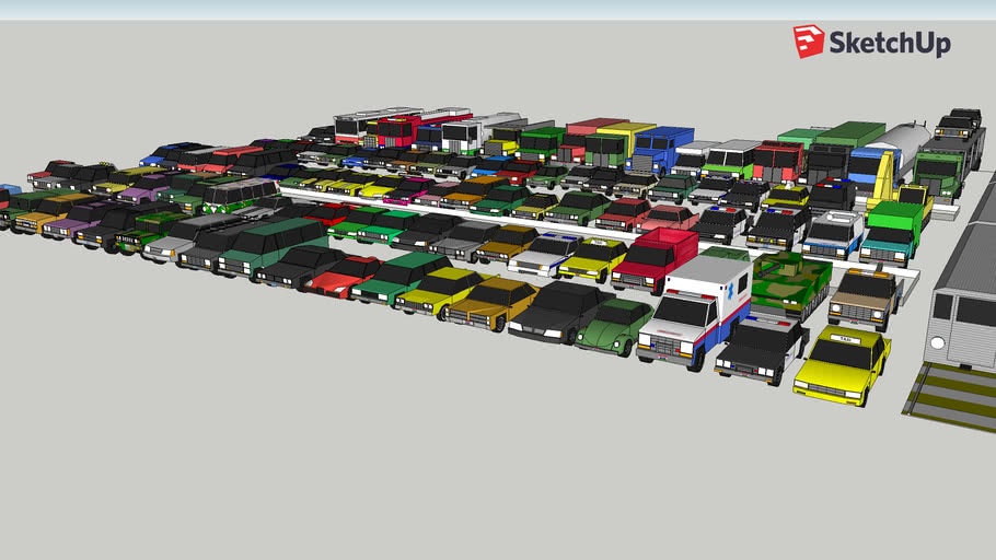 Extended Traffic Vehicles Collection (Volume 1) 3D Warehouse