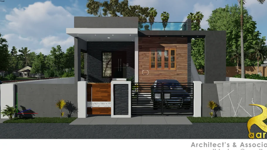 Ground floor exterior design