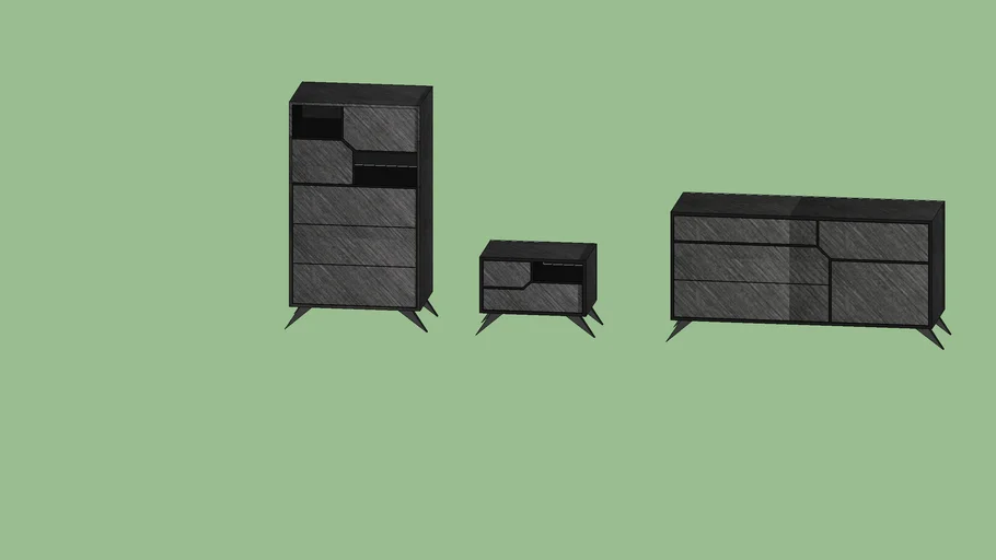 Scan Design Bias Bedroom Furniture 3D Warehouse