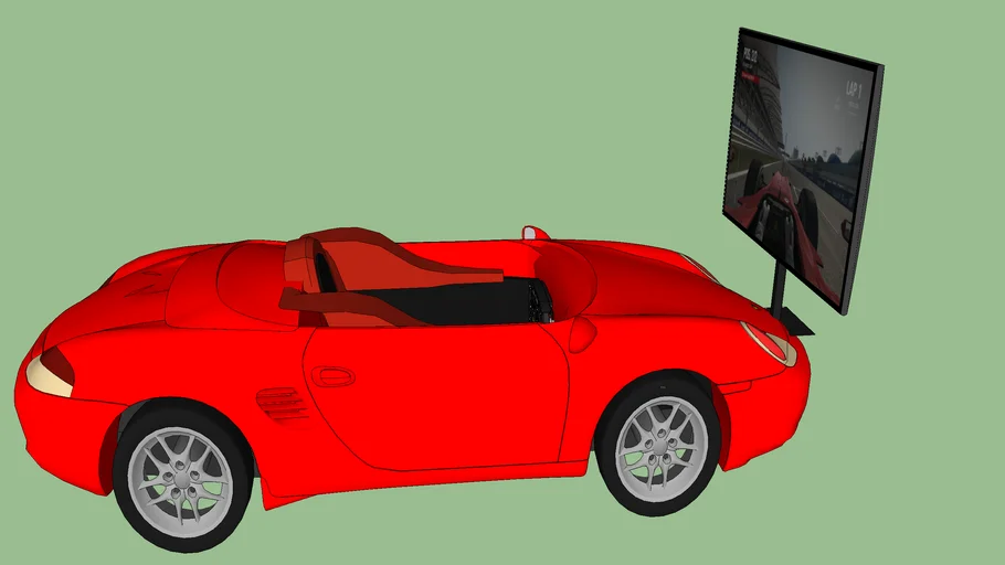 Carro Simples sem rodas Para montar Jogo - - 3D Warehouse