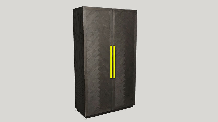 Herringbone Double Door from Restoration Hardware 3D Warehouse