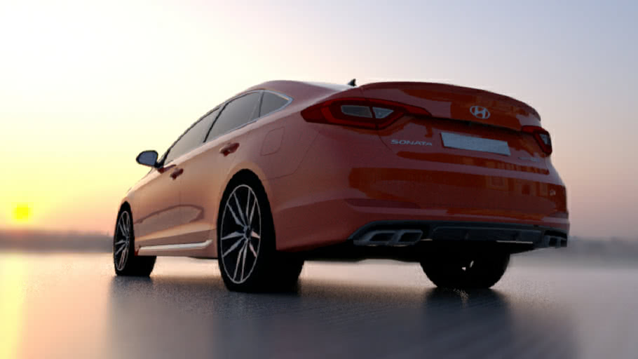 Hyundai sonata 3d model