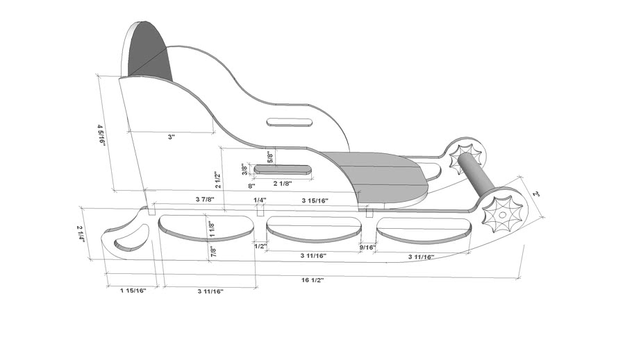 Sleds for displays 3D Warehouse
