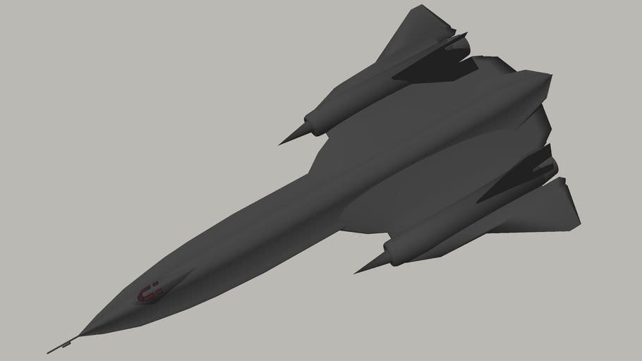 Lockheed SR-71 Blackbird | 3D Warehouse