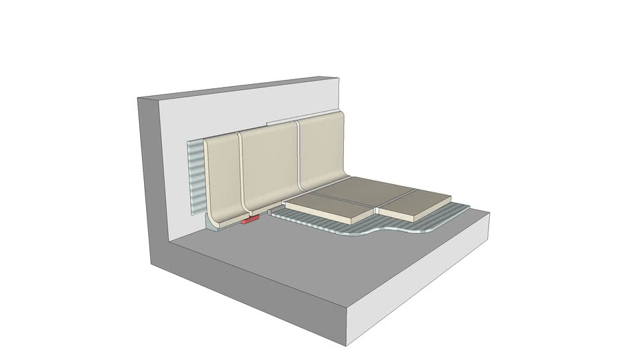 06.130.0502 Tile base Cove tile sanitary base 3D Warehouse