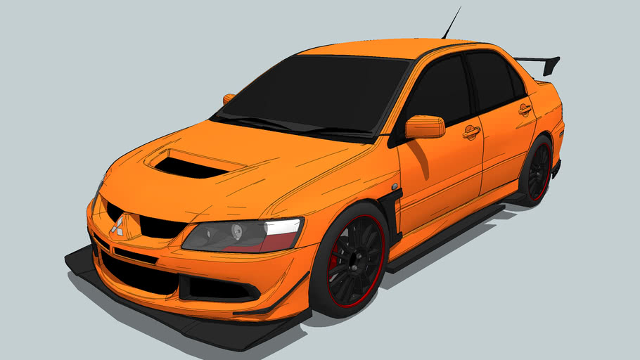 Mitsubishi Lancer Evolution Evo 8 3D Warehouse