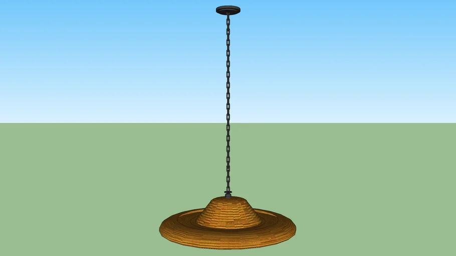 Sombrero Pendant Light 2 | 3D Warehouse