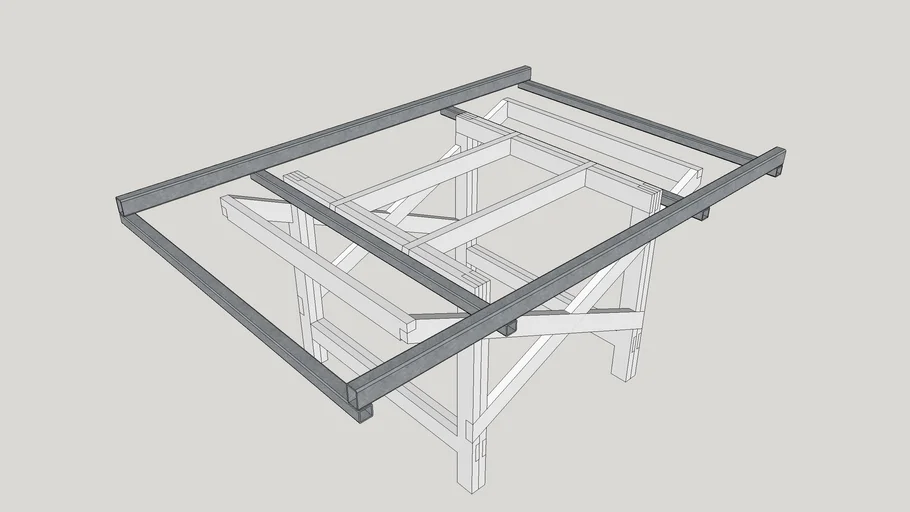 Router Sled Jig for Slab Planing 3D Warehouse