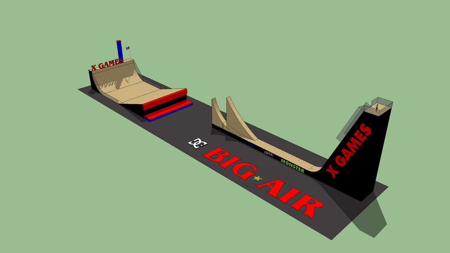 XGames Mega Ramp 3D Warehouse